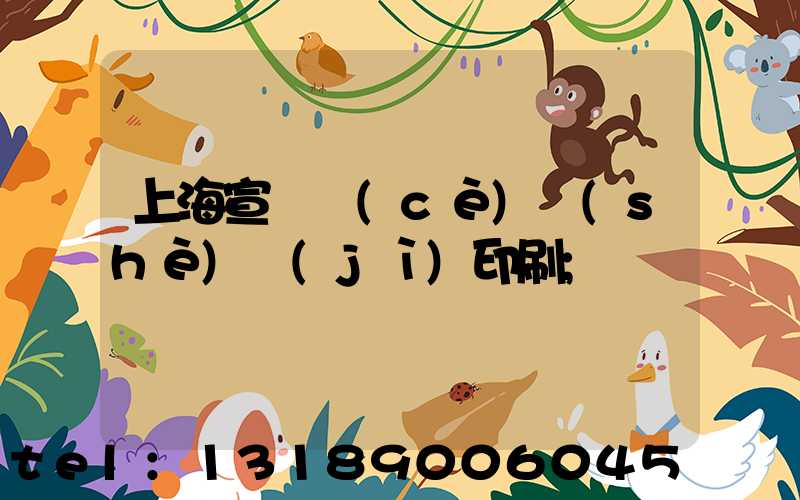 上海宣傳冊(cè)設(shè)計(jì)印刷