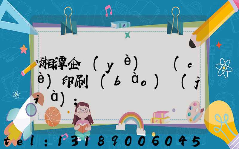 湘潭企業(yè)畫冊(cè)印刷報(bào)價(jià)