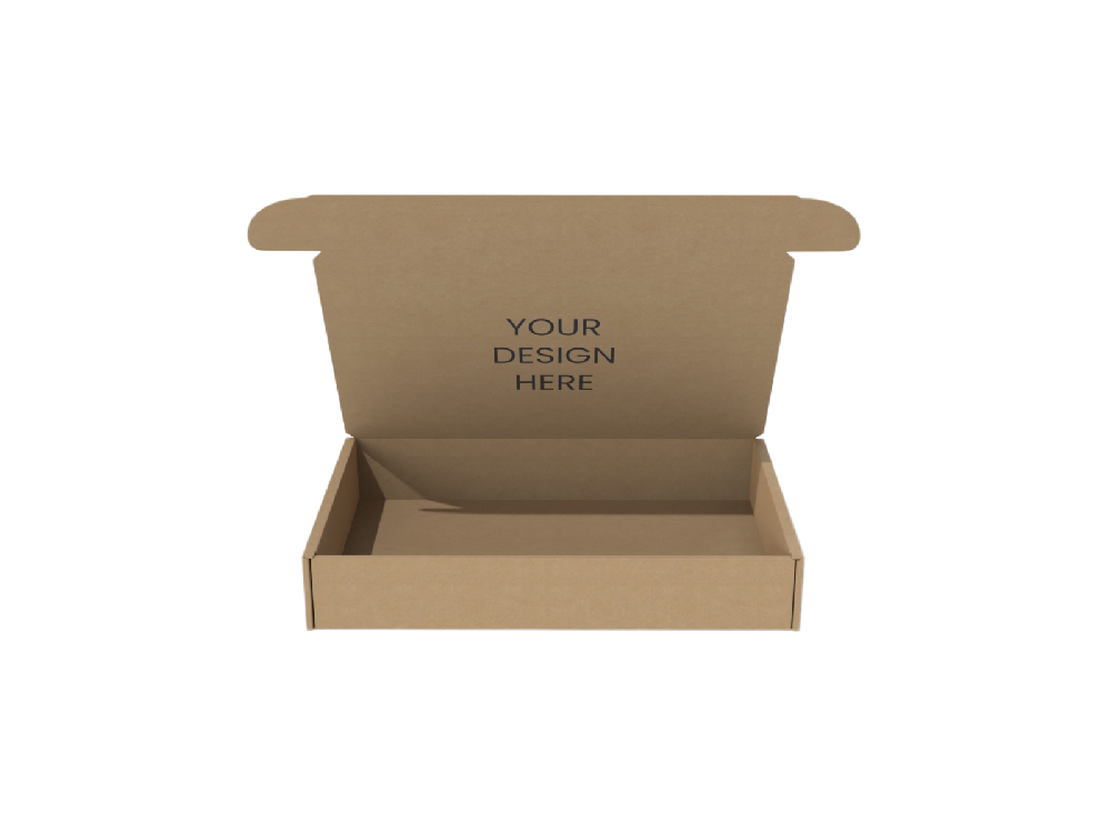 紙包裝盒定制需求分析-免孔無側(cè)翼飛機(jī)盒型設(shè)計結(jié)構(gòu)圖