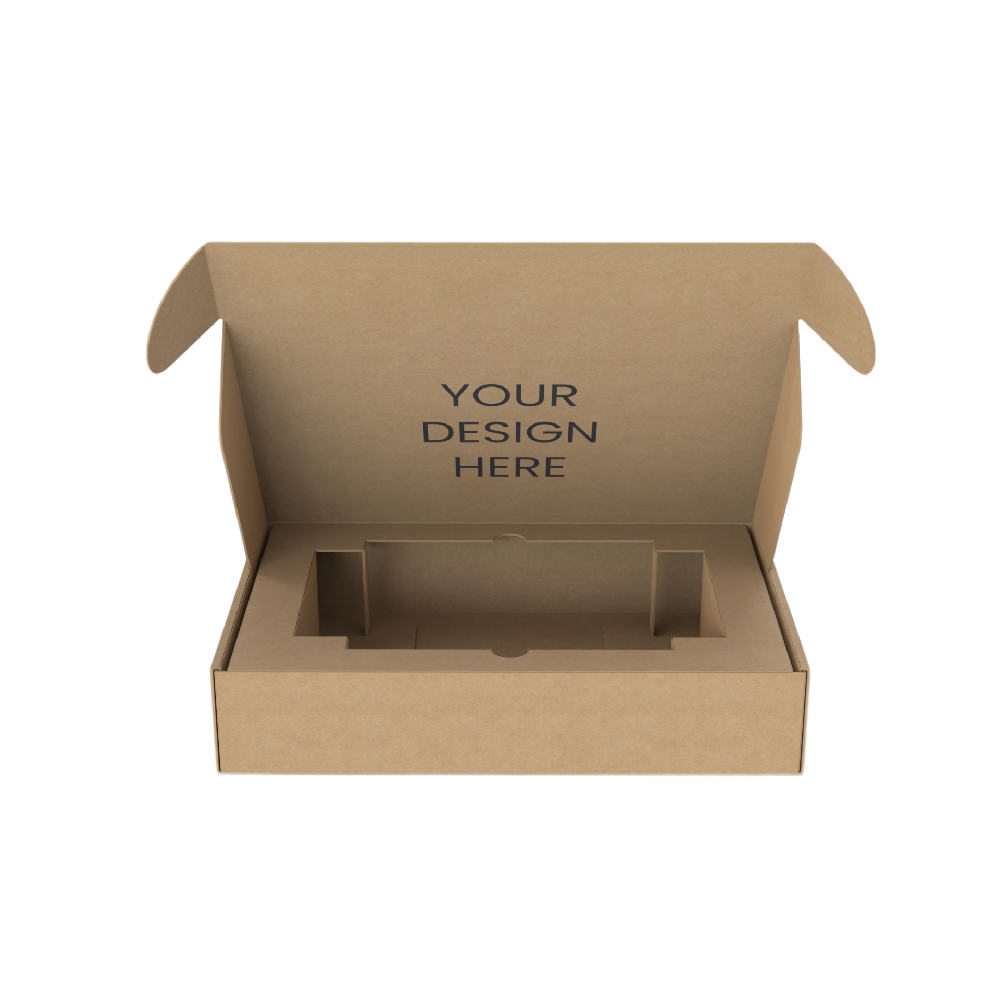 印刷廠 化妝品包裝盒定制- 矩形底座內(nèi)襯飛機(jī)盒設(shè)計(jì)結(jié)構(gòu)圖